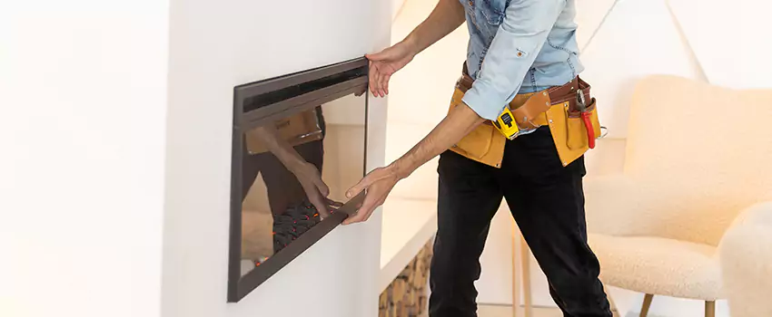 Metal Fireplace Installation in Portage, Indiana