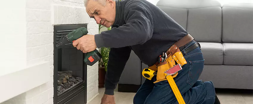 New Indoor Fireplace Installation in Portage, Indiana