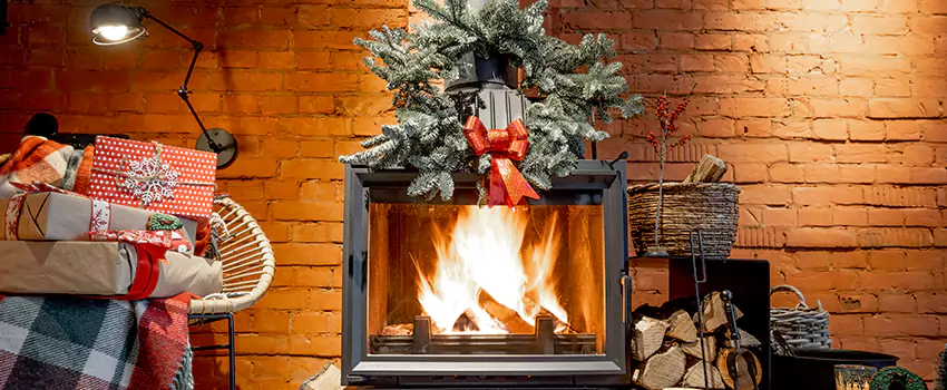Travis Industries Linear Gas Fireplace Installation in Portage, Indiana