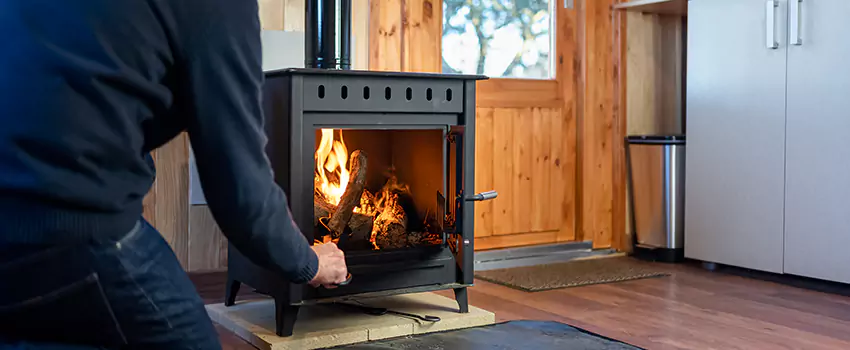 Open Hearth Wood Fireplace Installation in Portage, IN
