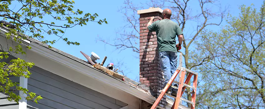 Vinyl and PVC Chimney Flashing Installation in Portage, IN